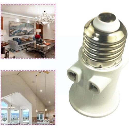 E27 Bulb Adapter Lamp Holder Base Socket Conversion douille Plug 4A socket For Lights e27 AC100-240V EU with e27 O0H3