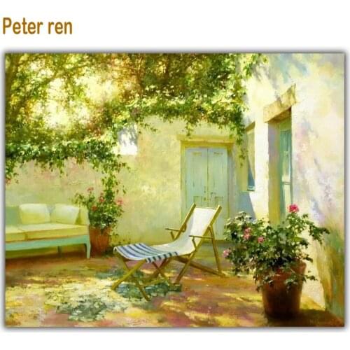 Diamond painting cross stitch Kit Diy Diamond embroidery Green Garden Full coverage 5d square diamond pattern Rhinestone Mosaic