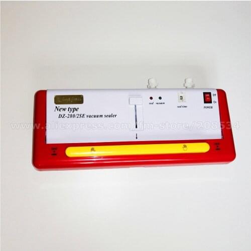 220V /110V --DZ-280/2SE Household Vacuum Sealer for Food Fruit , Food Vacuum Packaging Machine dry or wet environment available