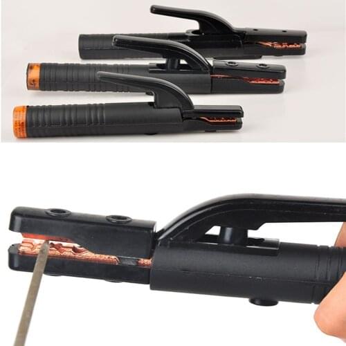 Electrode Holder Stick Welder Thick Pure Copper Welding Tongs Non-slip Handle Clamp Tool For Ship Factory Mining 500/800A
