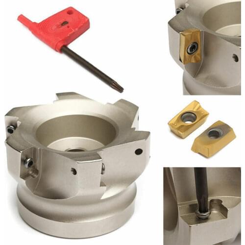 1pc BAP400R-80-27-6F Indexable milling cutter cnc tool 400R 80-27 BAP400 FOR 10pcs APMT1604PDER APMT1604PDER-M2 ZM25