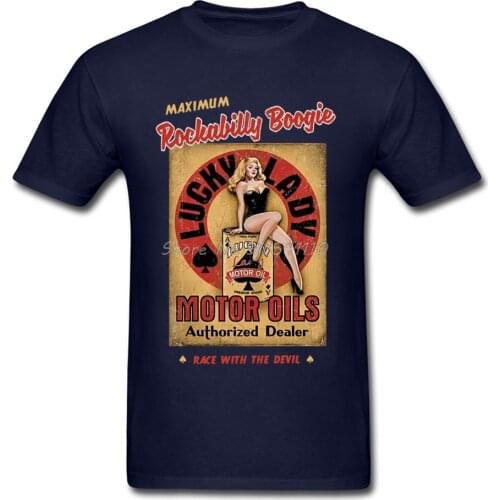Punk T-shirt Rockabilly Boogie Tshirt Men Woman Retro Black T Shirt 80s Rock Roll Funky Streetwear Cotton Pin Up Girl Sexy Tops