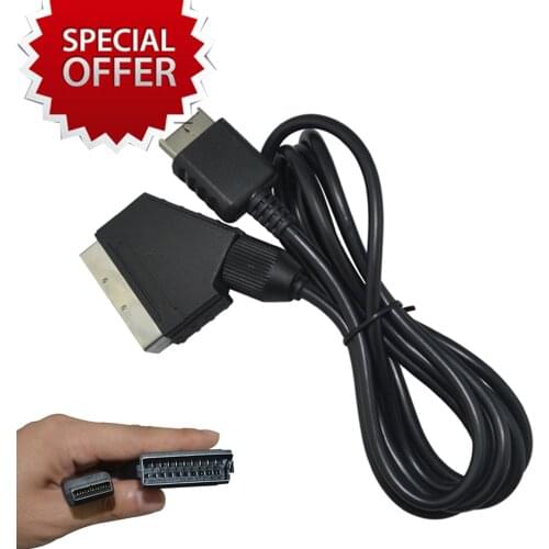 Xunbeifang Scart Cable AV Audio Video Cord for playstaion 2 3 for PS2 for PS3 Slim