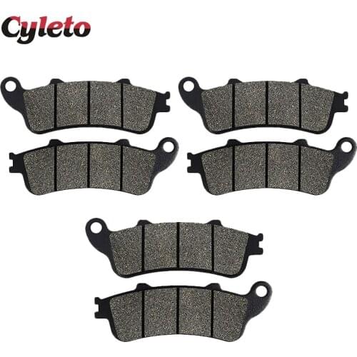 Motorcycle Front Rear Brake Pads Honda Varadero XL1000 VFR800 Interceptor CBR1100XX Blackbird ST1100 ST1300 Goldwing GL 1800 F6B