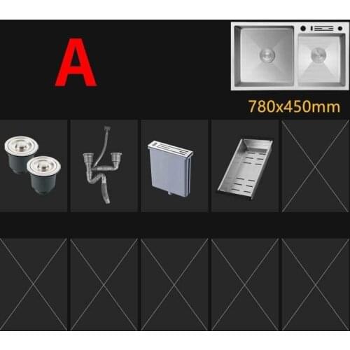 Acero Inoxidable Wasbak Evier Cuisine Stainless Steel Inox Kitchen Cuba Pia Cozinha Fregadero De Cocina Dishwash Sink