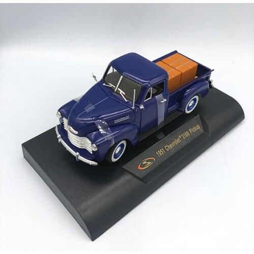 Diecast 1:32 Chevrolet 1951 Pickup Truck Simulation Alloy Car Model Collection Decoration Souvenir Ornaments Display Toys Gift
