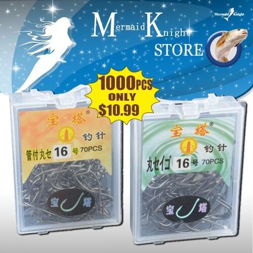 MermaidKnight MARUSEIGO hook- 5~28#,10bag/set, High Carbon Steel,tackle jig hooks fishing hook carp fishing Titanium sharp hooks