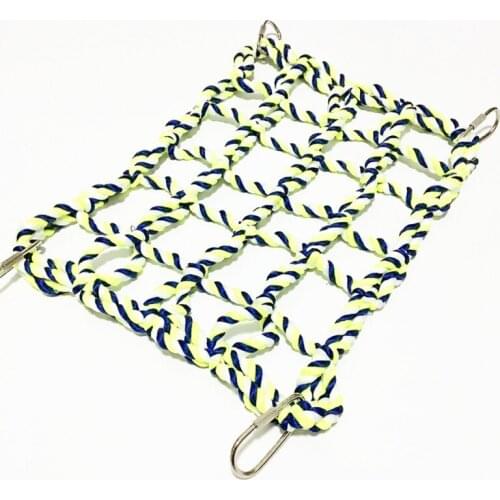 Climbing Net Non-toxic Small Pet Parrot Hamster Squirrel Color Weaving Toy Pet
