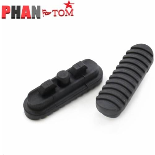Motorcycle Front Footpeg Plate Footrest Rubber Extended For BMW R1200GS 05-13 /F650GS 01-07 /R1100GS 2002 2003 2004 2005