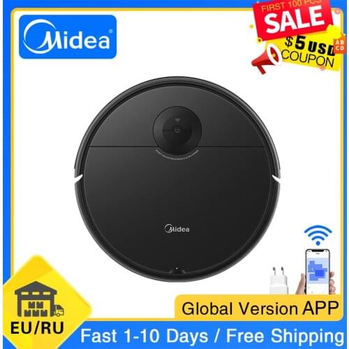 Midea I5C Robot Vacuum Cleaner for Home 4000Pa Suction Cleaning Automatically Charge Mop Dust Collector Smart Planned Aspirator