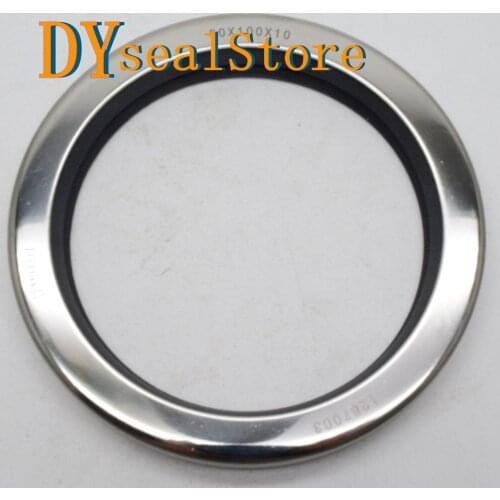 Screw Air compressor PTFE Double lip stainless steel framework oil seal 80*100*10/80x100x10 High temperature and pressure resist