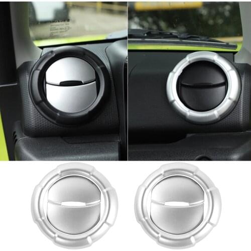 NHAUTP 1Set Car Center Console Air Conditioning Vent Trim Sticker Cover for Suzuki Jimny 2019 Accessories
