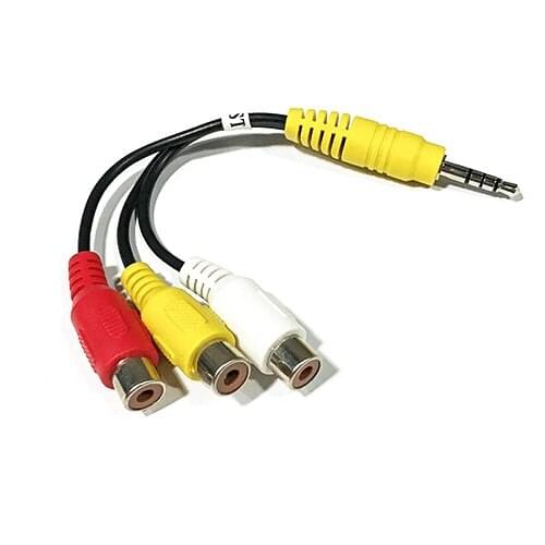10pcs x3.5mm 1/8'' Male Stereo To 3 RCA Female Audio Video AV Adapter Cable