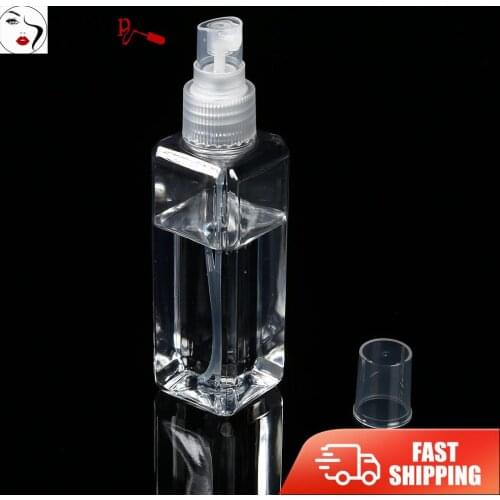 100ml Portable Empty Plastic Liquid Lotion Bottles Travel Transparent Hand Sanitizer Toiletries Refillable Container