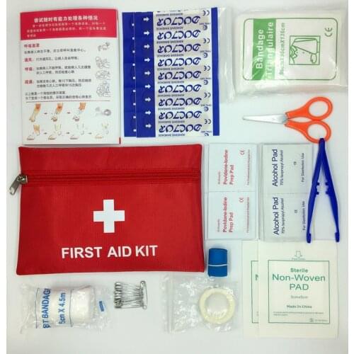 13Items/44pcs Emergency Survival Kit Mini Family First Aid Kit Sport Travel kit Home Medical Bag Outdoor Car First Aid Kit