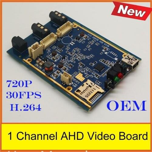 2018 HOT SALE 1 Channel AHD DVR Video Board support 128GB