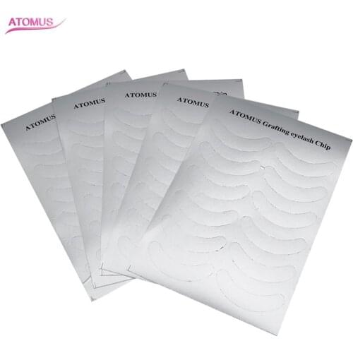 5pcs/30 pairs Under Eye Pads Grafting Eye Lashes Chip Fake Eyelash Pads False Eyelashes Holder Isolated Patches Maquiagem Kits