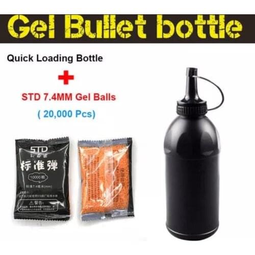 7.4MM STD Gel Balls with Bullet Bottle