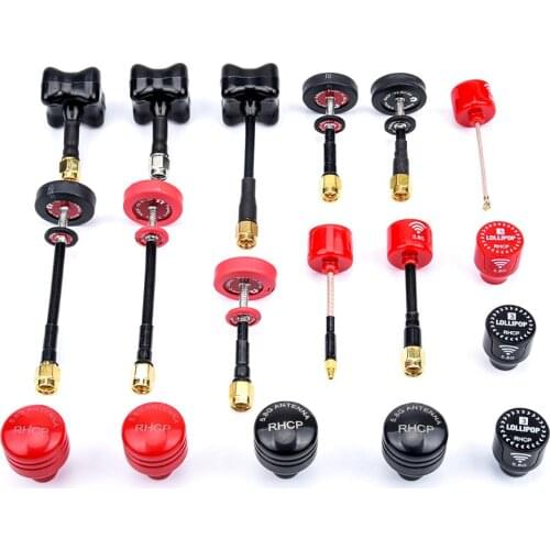 Lollipop V3 V4 /Pagoda 2 / BlackSheep / Stubby 5.8GHz FPV Antenna SMA / RP-SMA / MMCX / UFL Plug for RC FPV Racing Drone
