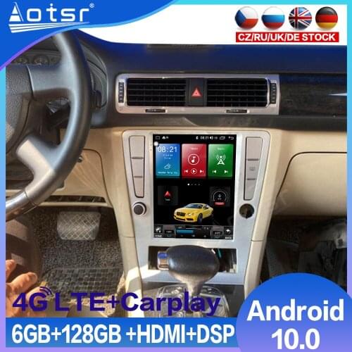 For Volkswagen VW Passat B7 2009 - 2017 Car Radio Screen GPS Navigation 6GB+128GB Android Multimedia Player Audio Stereo Unit