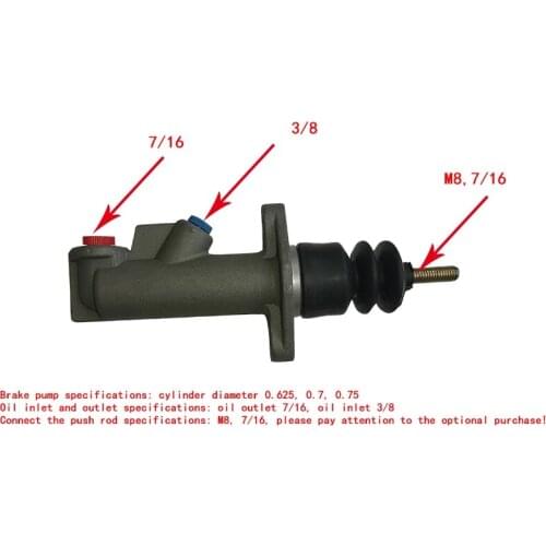 Automotive Mofe 0.625/0.7/0.75, brake clutch master cylinder 0.625, remote hydraulic handbrake