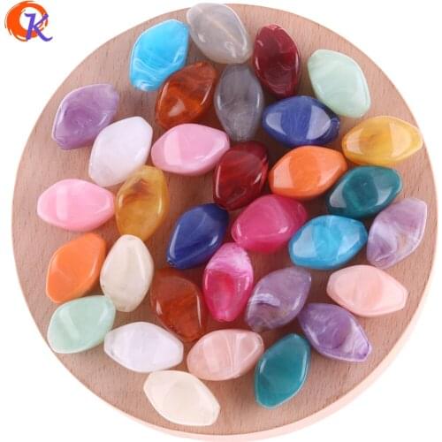 Cordial Design 310pcs/lot 11*18MM Jewelry Accessories Oval Shape Acrylic Bead Marble Effect Beads For Hand Made Jewelry Making