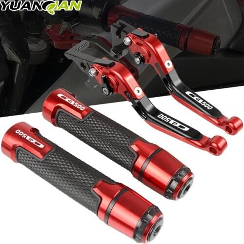 For Honda CBR500R CB500FX 2013-2018 CBR 500 R/X Motorcycle CNC Adjustable Brake Clutch Lever Handle Grips Handlebars Accessories
