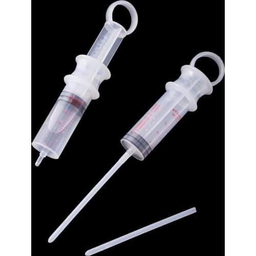 Dove Parrot Liquid Medicine Feeder Push-tube Cat Dog Feeding Medicine Pet Feeding Syringe Plastic Injection Syringe
