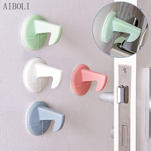 PVC Thickened Door Stopper Rear Wall Anti-collision Pad Door Handle Mute Anti-collision Stick with Hook Anti Vibration Pad Door