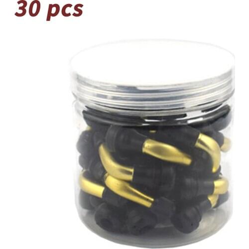 30 Pcs In A Box Motorcycle Scooter V50/V60/V70 Tubless Tire Valve Electric Vacuum Tire Nozzle Rim Hole Tire Accessory