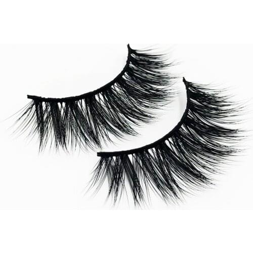Flash girl FG009 3D Mink Eyelashes 1 pair fluffy false eyelashes Full Strip Eye Lashes wispy false Eyelashes