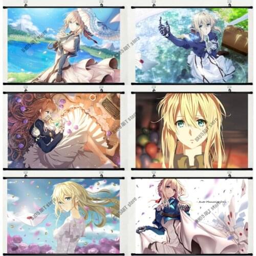 Canvas Painting Violet Evergarden Wall Art Nordic Room Decor Anime Posters and Prints Pictures for Living Kids Home Decoration