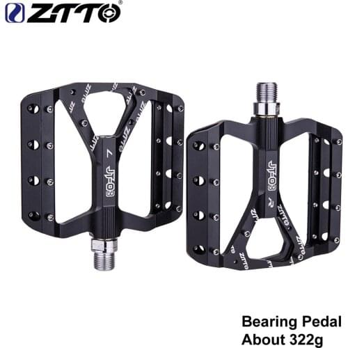 MTB Pedal CNC Aluminum Alloy Sealed Bearings Lightweight 10 Pins Flat Pedels For BMX XC AM Bicycle