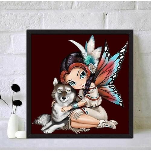 5D DIY Full Drill Square Diamond Art Painting Kits Cartoon Diamond Painting Gift Hanging Paintin Home Decoration