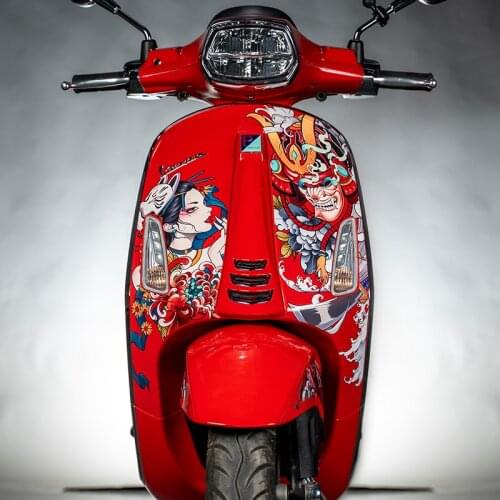 Sticker Motorcycle Fuel Tank Pad Protector Stickers Decals For VESPA Sprint Primavera 150 VESPA150 Motorcycle whole body sticker