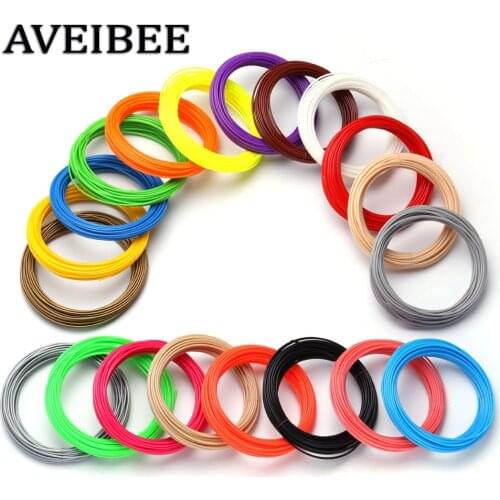 ABS 3D Printer Filaments 200 Meter 20 color Printing Materials Plastic Threads Wire 1.75 mm Printer Consumables For 3 D Pen