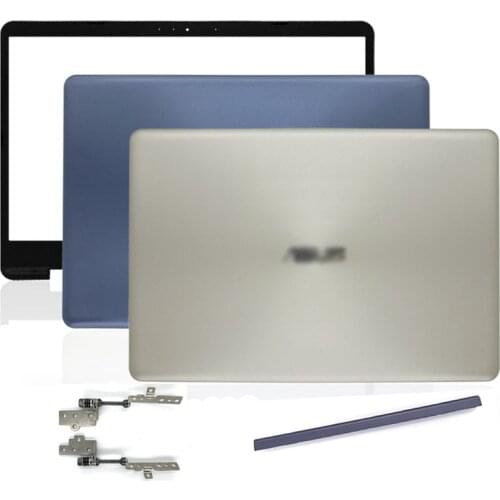 New For ASUS S410U R421U A411U X411U S4100V S4200U X411UF A411U Laptop LCD Back Cover Front Bezel Hinges Palmrest Bottom Case