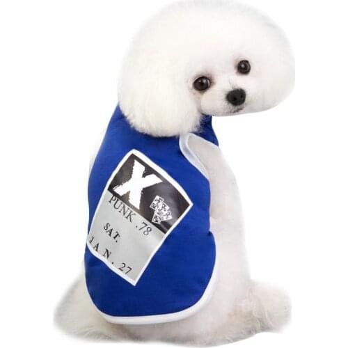 Pet Dog Clothes For Dog Cat Vest T Shirts Pet Costume Cotton Clothes For Small Dogs Chihuahua Cool Puppy Clothing For Kitty 45