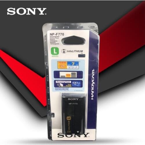 Sony Original NP-F770 Battery NP F770 NPF770 F750 CCD-TRV58 TRV110K TRV26E Z1 V1J Z1P DCR-VX2100 FX1 HDR-FX7 HVRZ1U PM091