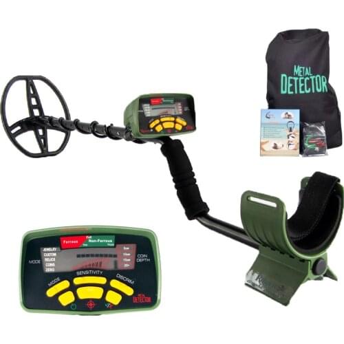MD-6350 Underground Gold and Silver Metal Detector Gold Detector Locator with Headphones and Big Coil