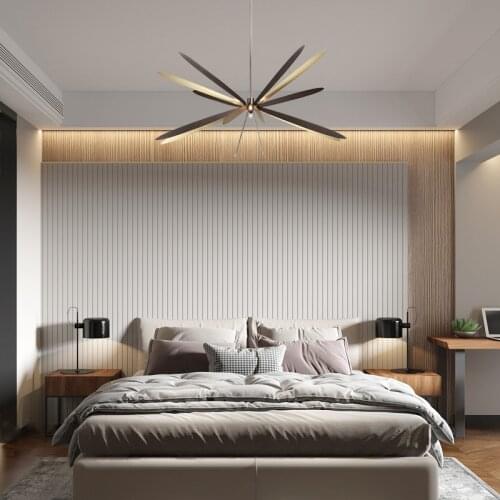 Postmodern Nordic living room hardware chandelier art restaurant bedroom designer model room chandelier