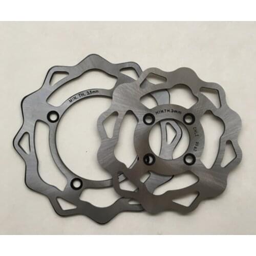 Motorcycle Front Rear Brake Disc Rotor Disk For JiNan QingQi Tibetan Mastiff QM200GY Suzuki GXT200 DR200 GXT DR 200