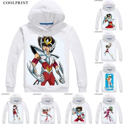 Pegasus Seiya Pegasasu no Seiya Mens Hoodies Saint Seiya Knights of the Zodiac Sweatshirt Streetwear Anime Hoodie Long Hooded