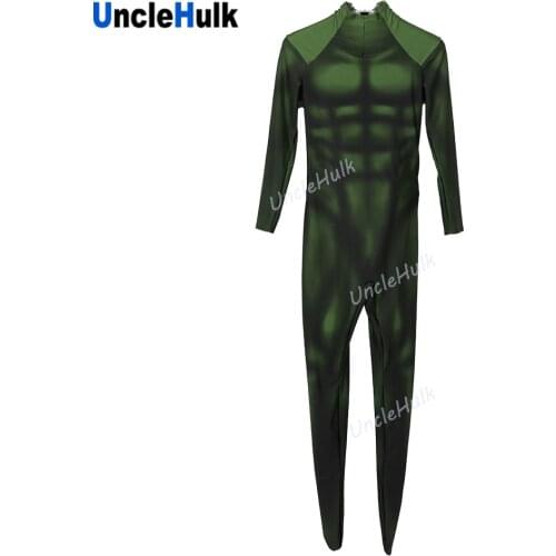 Green Muscle Pattern Bodysuit - ZS105 | UncleHulk
