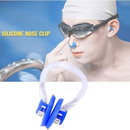 1Pcs Reusable Soft Silicone Swimming Nose Clip Diving Swimming Clip Nose Surfing C1I4