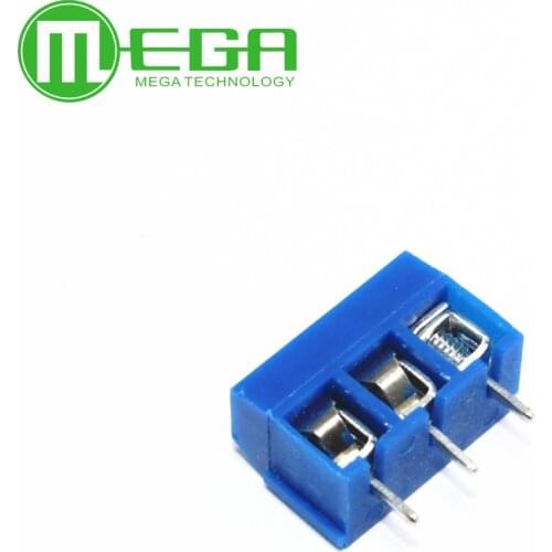 10PCS KF301-5.0-2P KF301-3P Pitch 5.0mm Straight Pin 2P 3P Screw PCB Terminal Block Connector