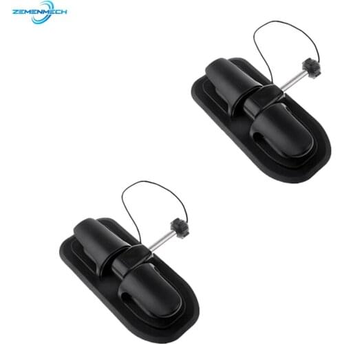 2PCS Kayak Accessories Black PVC Oar Lock Patch Anchor Holder Replacement for Rowing Inflatable Boat Raft Dinghy Tie Off Patch