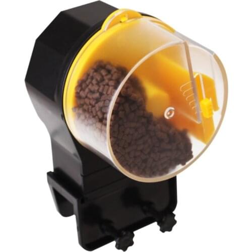 Automatic Aquarium Intelligent Fish Feeder Adjustable Clamp Base Fish Food Timer Dispenser Auto Feeding for Small Fish Tank