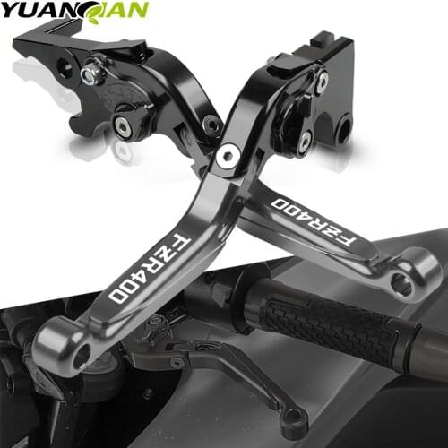For Yamaha FZR400 FZR 400 1988 1989 1990 CNC Motorbike Handbrake Motorcycle Accessories Folding Extendable Brake Clutch Levers