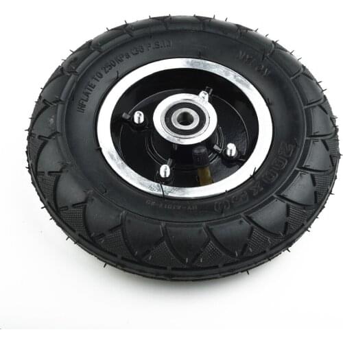 200X50 Electric Scooter Explosion-proof Tire 8 Inch Pneumatic Tire All Wheel Electric Vehicle Solid Aluminum Tire